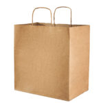 Sacos de Asa Torcida Take Away Castanho